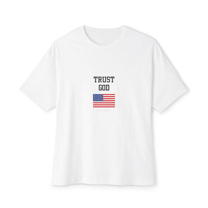 Trust God Oversized Tee