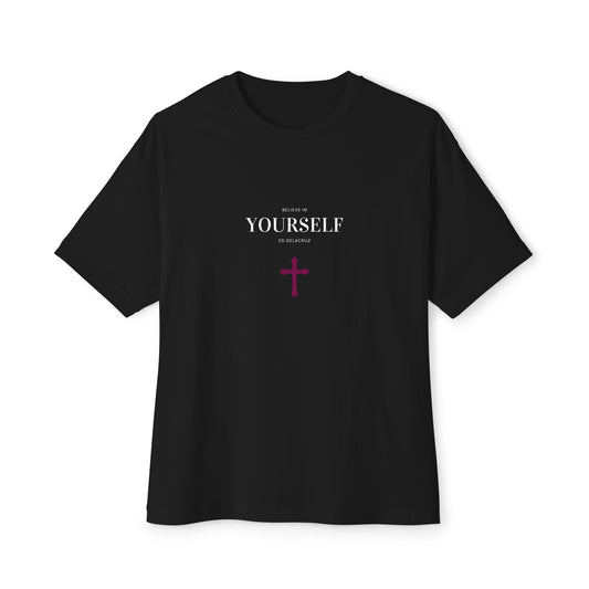Believe in yourself Graphic Oversized Tee