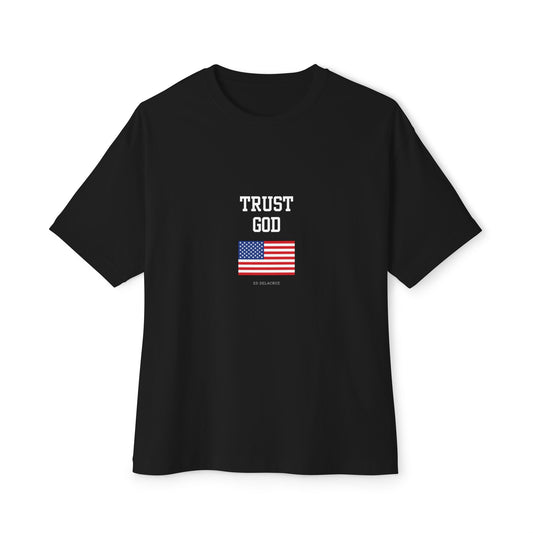 Trust God Oversized Tee