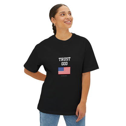 Trust God Oversized Tee