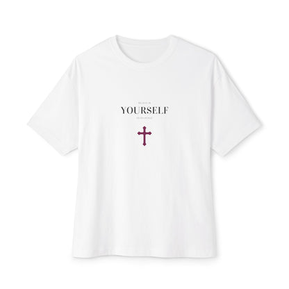 Believe in yourself Graphic Oversized Tee