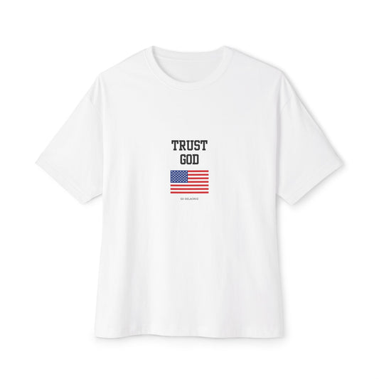 Trust God Oversized Tee